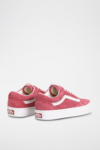 Baskets en nubuck Old Skool - Rouge - Vans