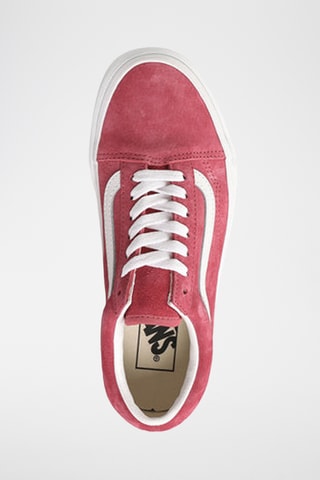 Baskets en nubuck Old Skool - Rouge - Vans