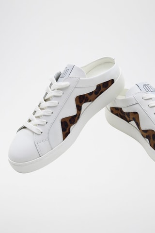 Baskets en cuir Coline - Blanc