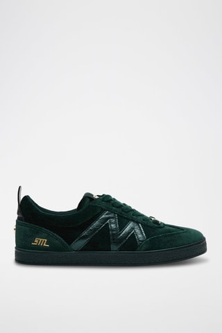 Baskets en nubuck Degree - Vert foncé