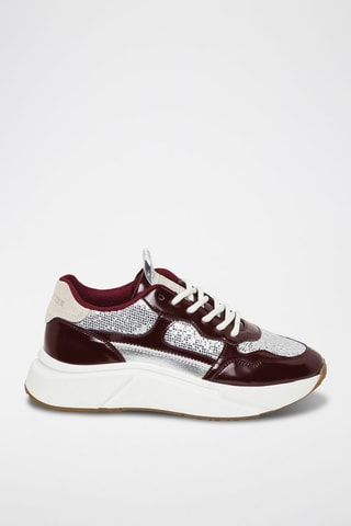 Baskets en cuir Starlyn - Bordeaux
