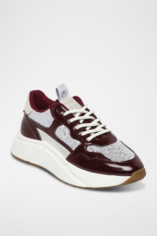 Baskets en cuir Starlyn - Bordeaux