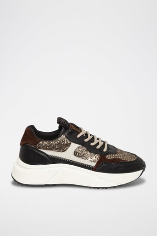 Baskets en cuir Starlyn - Noir