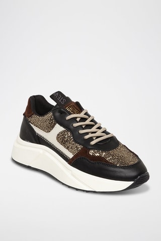 Baskets en cuir Starlyn - Noir