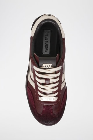 Baskets plateformes en cuir Off-Track - Bordeaux