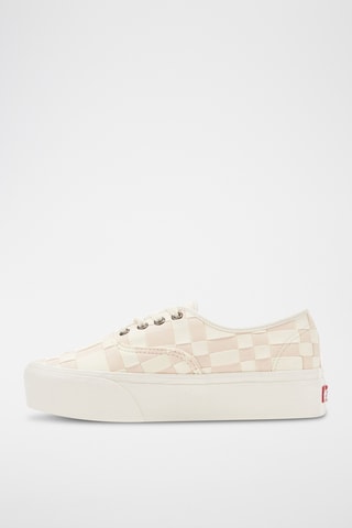 Baskets plateformes - Blanc et rose - Vans