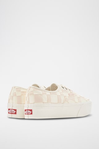 Baskets plateformes - Blanc et rose - Vans