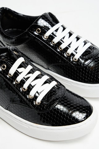 Baskets vernies - Noir - Cosmoparis