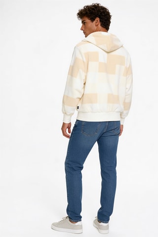 Sweat à capuche - Ecru et beige - Vans
