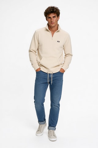 Sweat Versa Standard Q ZIP - Beige - Vans