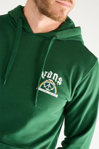 Sweat à capuche - Vert foncé - Vans