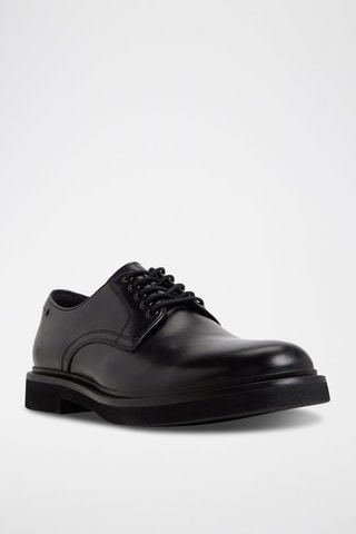 Stringate in pelle Geoff - Nero