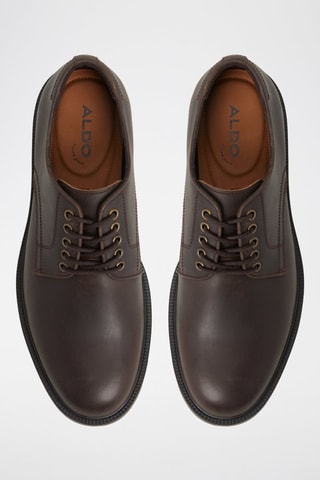 Stringate in pelle Geoff - Marrone