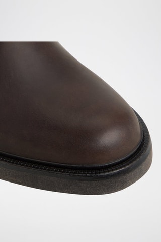 Stringate in pelle Geoff - Marrone