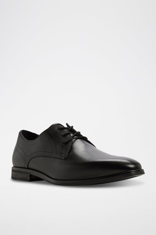 Stringate in pelle Emelio - Nero