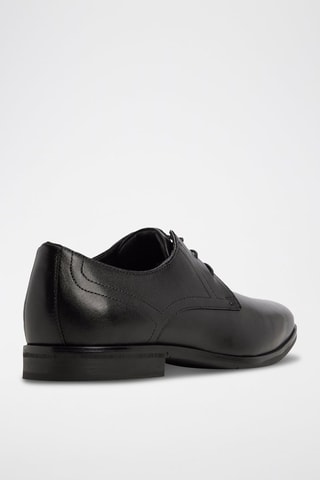 Stringate in pelle Emelio - Nero