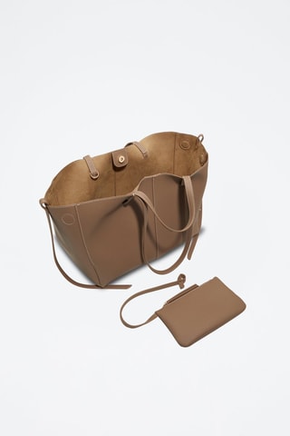 Shopping bag e pochette Alaraa - Taupe