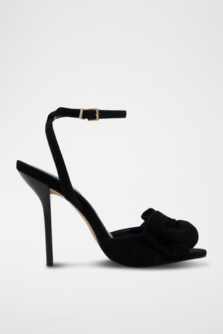 Sandali con tacco in pelle Tinsletta - Nero