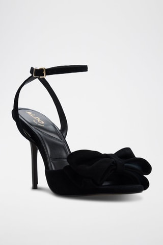 Sandali con tacco in pelle Tinsletta - Nero