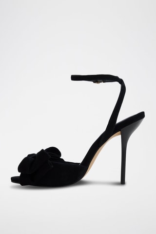 Sandali con tacco in pelle Tinsletta - Nero