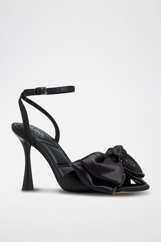 Sandali con tacco Tinsel - Nero