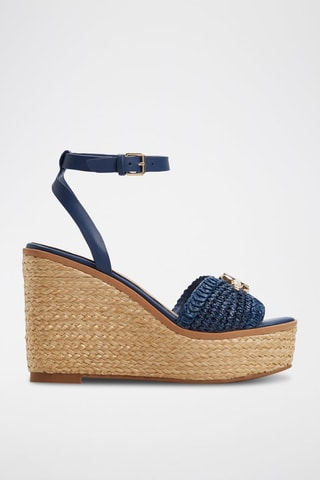 Sandali con zeppa Ybylin - Navy