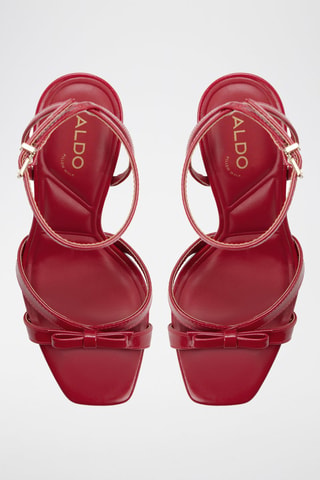 Sandali con tacco Leesia - Rosso