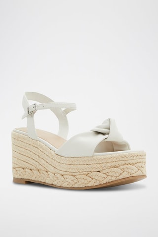 Sandali con zeppa Annamarie - Bianco