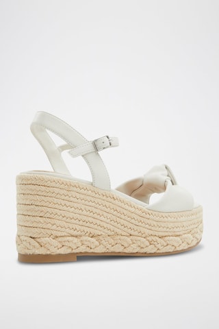 Sandali con zeppa Annamarie - Bianco