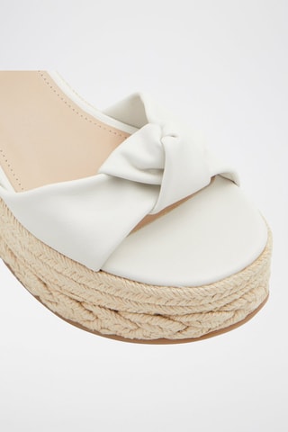 Sandali con zeppa Annamarie - Bianco