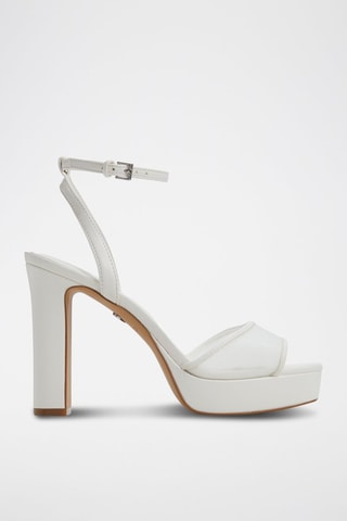 Sandali con tacco platform Chicglimmer - Bianco
