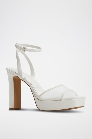 Sandali con tacco platform Chicglimmer - Bianco