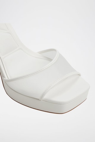 Sandali con tacco platform Chicglimmer - Bianco