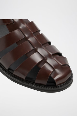 Sandali in vernice Tiago - Marrone