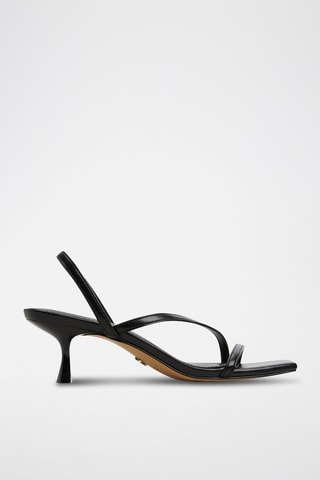 Sandali con tacco Ferra - Nero