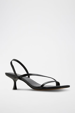 Sandali con tacco Ferra - Nero