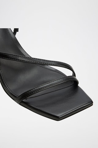 Sandali con tacco Ferra - Nero