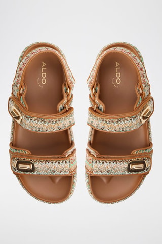 Sandali platform Sunhaven - Marrone