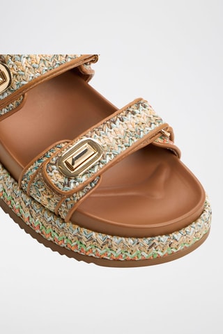 Sandali platform Sunhaven - Marrone