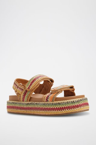 Sandali platform Mauii - Marrone
