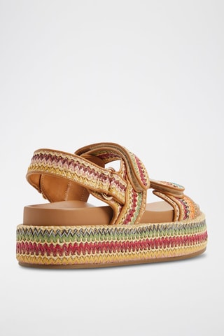 Sandali platform Mauii - Marrone