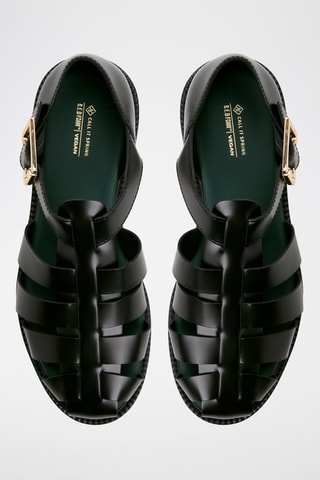 Sandali in vernice Tiago - Nero