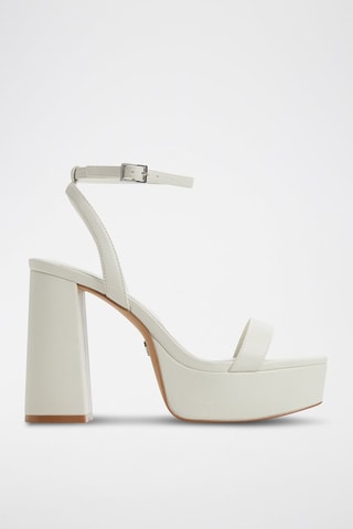 Sandali con tacco platform Valalannon - Bianco