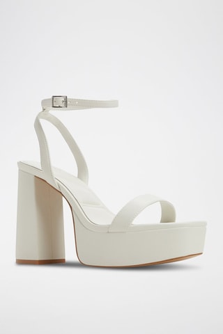 Sandali con tacco platform Valalannon - Bianco