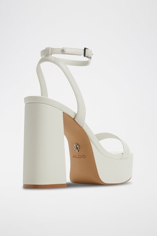 Sandali con tacco platform Valalannon - Bianco