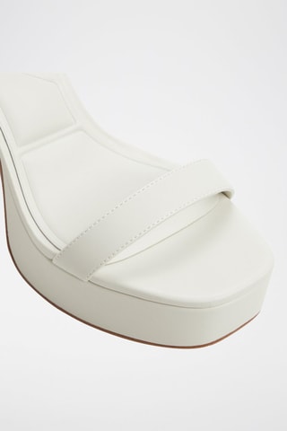 Sandali con tacco platform Valalannon - Bianco