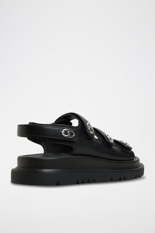 Sandali platform Halendar - Nero