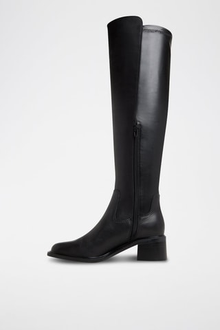 Stivali in pelle Anahi - Nero
