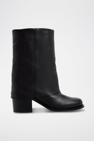 Stivali in pelle Nolya - Nero