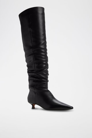Stivali in pelle Muttsee - Nero